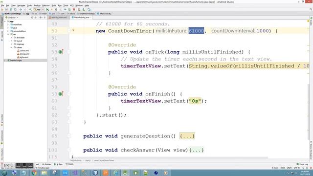 Simple math app with Android Studio (Version 1) - Free Source Code смотреть онлайн