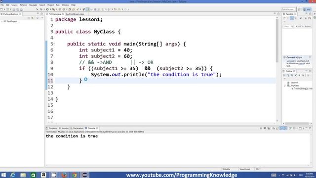 Java Tutorial For Beginners 9 - Logical Operators in Java смотреть онлайн