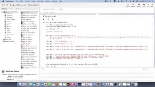 How to get Telegram API ID and API Hash instantly without error using Automator