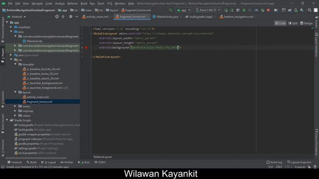 BottomNavigationView And Fragment смотреть онлайн