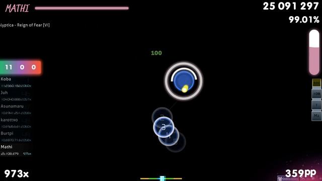 Mathi | Apocalyptica - Reign of Fear [VI] +HDHR 98.82% {#3 543pp FC} - osu! смотреть онлайн