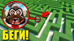 ЕСЛИ УВИДИШЬ ЭТУ ПОВАРА ОБЕЗЬЯНУ В ЛАБИРИНТЕ, СРОЧНО БЕГИ! УГАР И БЕЗУМИЕ В Garry`s Mod