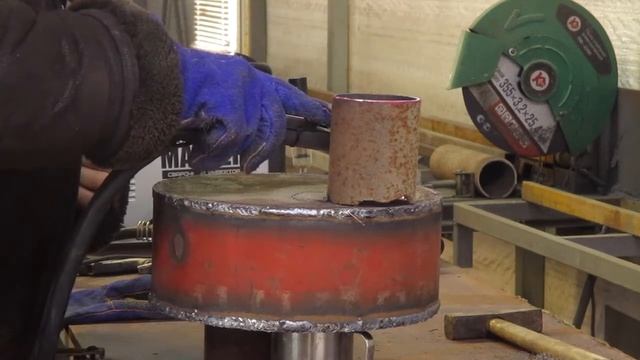 как изготовить печь на отработке часть 2 смотреть онлайн