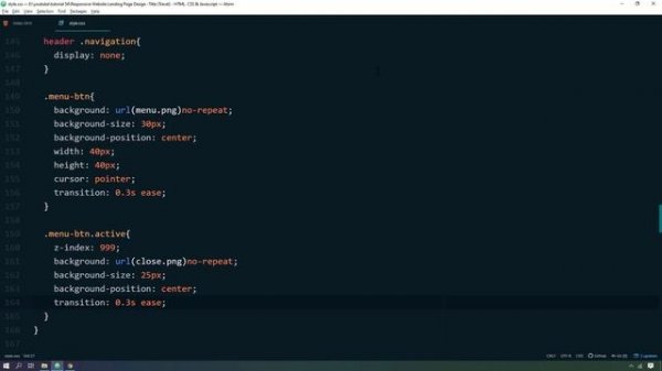 Responsive Website Design | With Background Video Slider - Travel Website - HTML CSS & Javascript