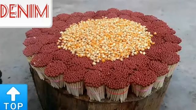 Експеримент: Делаем попкорн в дома на спичках! смотреть онлайн