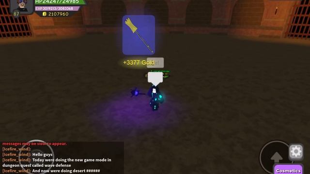 Roblox Dungeon Quest (Getting the Godly Desert Defender Title!) смотреть онлайн