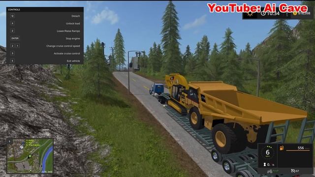 Farming Simulator 2017 Mods - Caterpillar Giant Mining Equipment | Hauling Road to a Stone Quarry смотреть онлайн