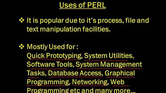 Best Perl Tutor : 1 - Perl Introduction смотреть онлайн