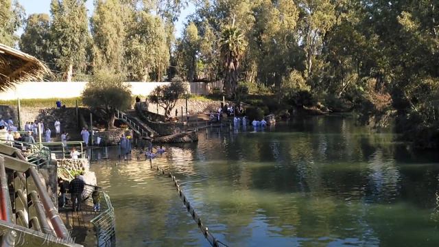 ИЗРАИЛЬ. ISRAEL 19.01.2019 Крещение  в реке Иордан, комплекс Ярденит, Израиль Yardenit