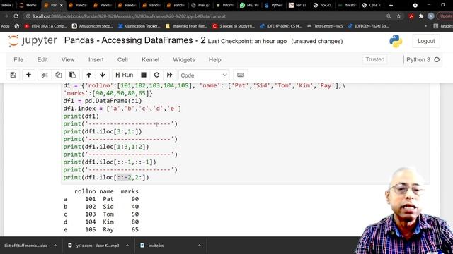 Pandas - Accessing DataFrames - Part 2 смотреть онлайн