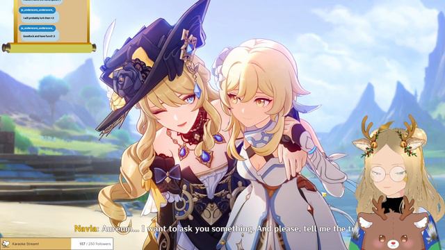 【Genshin Impact】 WTF IS A KILOMETER?! *EAGLES NOISES* (Navia story quest + gacha + maybe new event? смотреть онлайн