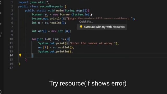 How to print SECOND LARGEST NUMBER OF ARRAY IN JAVA...?? #java #coding #second-largest number смотреть онлайн