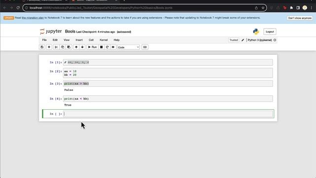 BOOLEANS IN PYTHON -- WEEK 4 смотреть онлайн