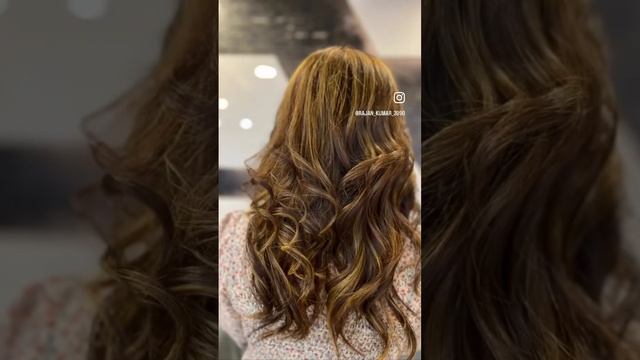 Global And Highlight Hair Colour ???? ￼