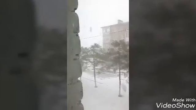Страшный буран в моём городе ЖЕСТЬ!!!!!! смотреть онлайн