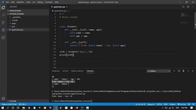 Yeni Başlayanlar İçin Python(3.8.0) Dersleri - Ders 93 смотреть онлайн