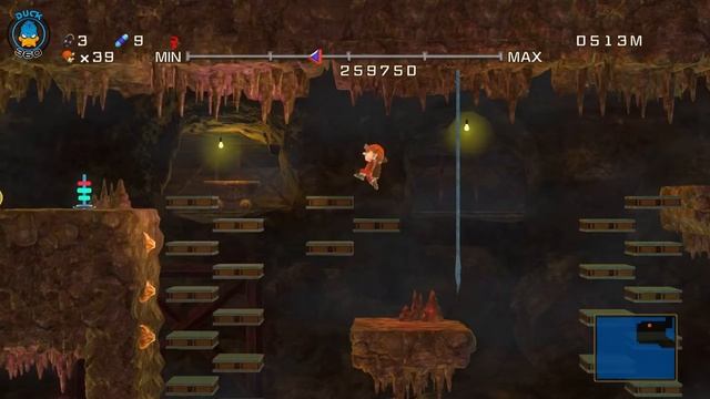 Spelunker HD Deluxe (PS4) CHAMPIONSHIP EX Area 1 Solo Walkthrough + All Litho Fragments Collected смотреть онлайн
