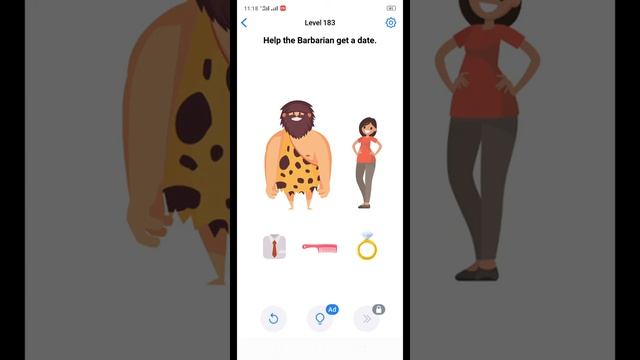 Easy game level 183 help the barbarian get a date walkthrough solution смотреть онлайн