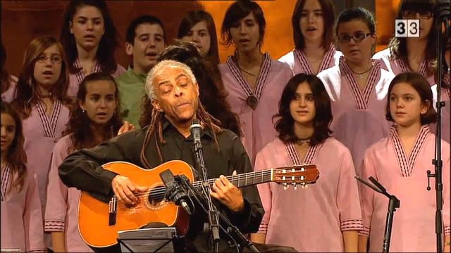 Gilberto Gil with Ginesa Ortega, Lucrecia, Quico Pi de la Serra etc.etc. - "A Paz" (La Pau) смотреть онлайн
