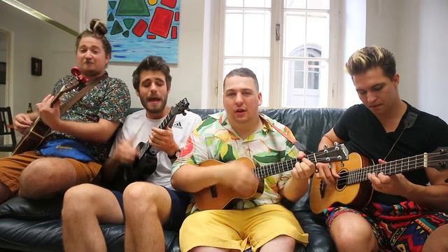 Marc Gallagher-Happy (Pharrell Williams Ukulele Cover with The Birdwatchers fka The Naked Waiters) смотреть онлайн