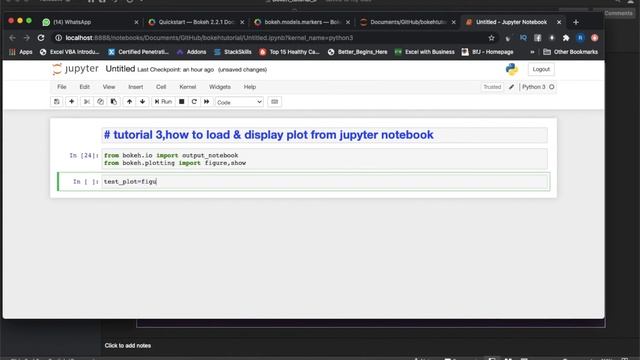 Python Bokeh Interactive Data Visualization Tutorial|Display Plot Inside Jupyter Notebook|Part:3 смотреть онлайн