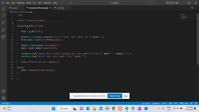 Product removing process from the cart | eShop | Java Institute смотреть онлайн
