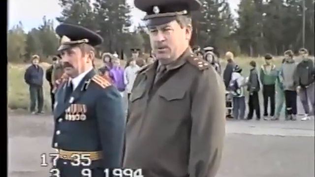 Закрытие группы дивизионов в посёлке Белый Ю. Воинская часть 96436 в Коми АССР