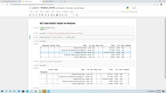How To Set & Reset Index of a Dataframe in Urdu/Hindi #15 | MSquareH смотреть онлайн