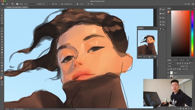 Can You Paint with a MOUSE? | Digital Art Challenge смотреть онлайн