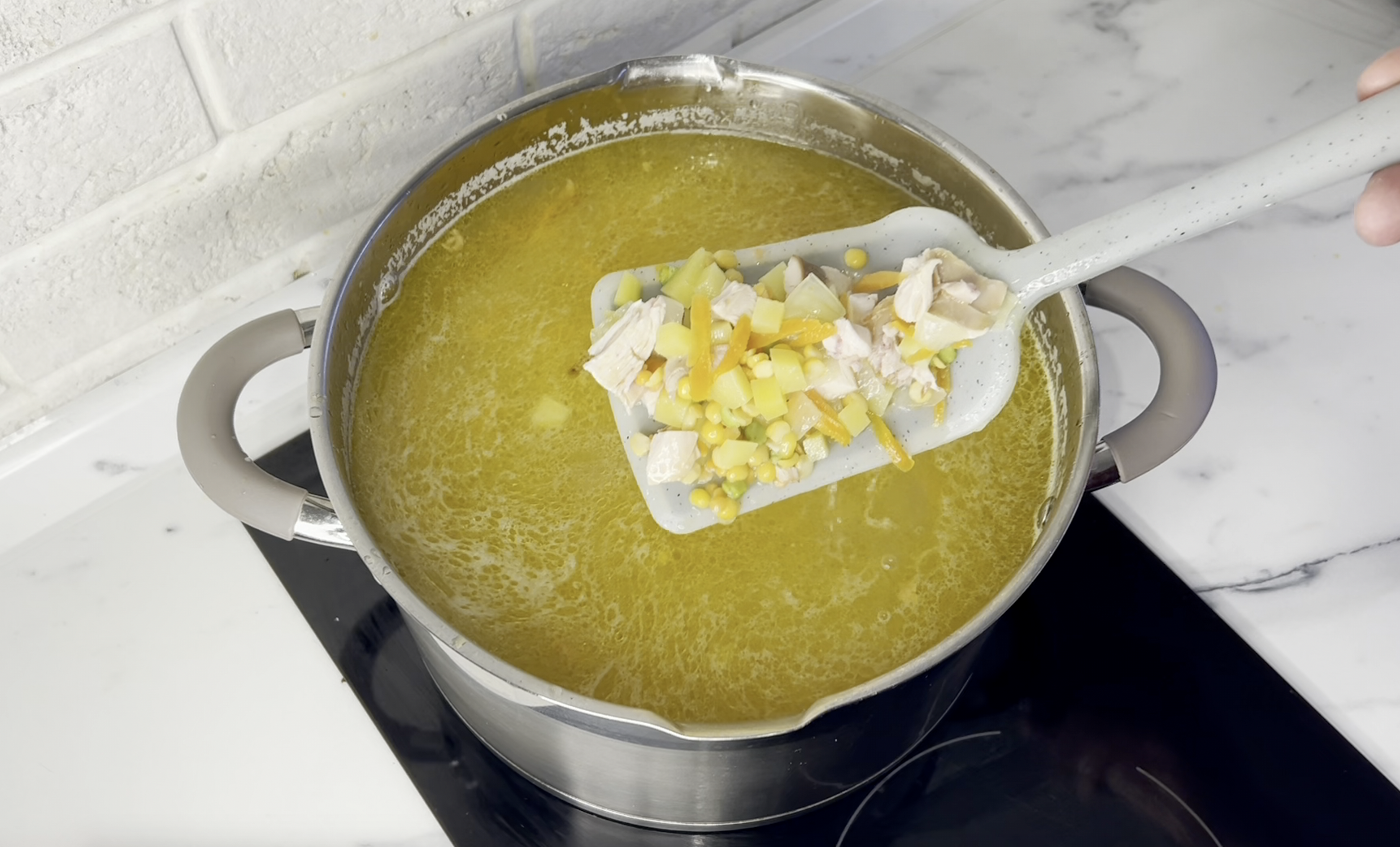 Гороховый суп с копченной курицой смотреть онлайн