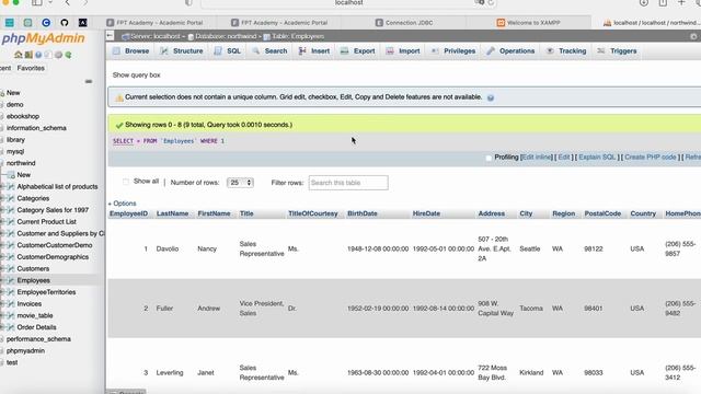 import database MySQL PhpMyAdmin смотреть онлайн