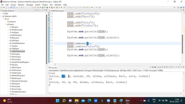 #22. Arraylist : Collection framework in Java - Part 2 смотреть онлайн