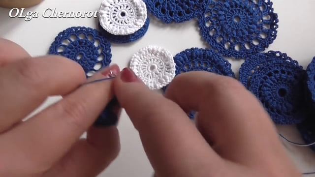 Круглый мотив №3   к кофте 