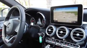 Как работает система комфортной парковки Parktronic на новом Mercedes C Класс, W205