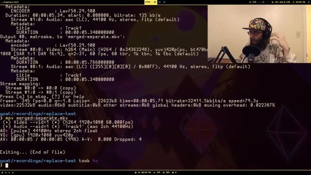 How to replace the audio in a video using ffmpeg смотреть онлайн