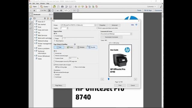 Amazing print speed of the HP OfficeJet Pro 8740 printers смотреть онлайн