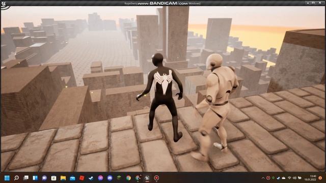 My Spider-man Fan game Symbiote Suit Test (UE4) смотреть онлайн