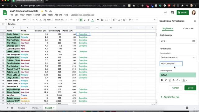 Conditional Formatting Based on Another Cells Values – Google Sheets смотреть онлайн