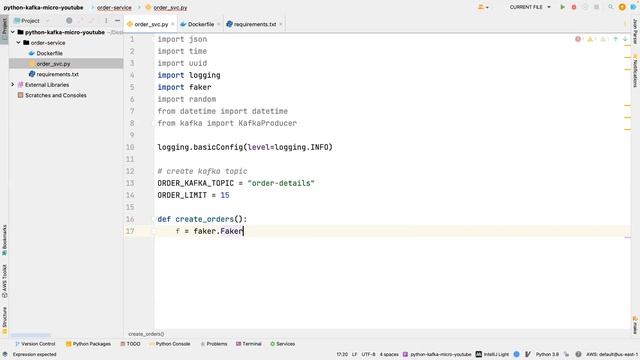 PART 1 - PYTHON KAFKA KUBERNETES MICROSERVICE ARCHITECTURE FOR BEGINNERS | EVENT-DRIVEN SYSTEM смотреть онлайн