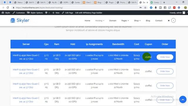 Pricing Table v5 Setup "Skyler | Multipurpose Hosting WordPress Theme" смотреть онлайн