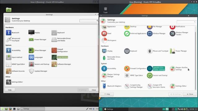 Mint Xfce VS. Manjaro Xfce смотреть онлайн