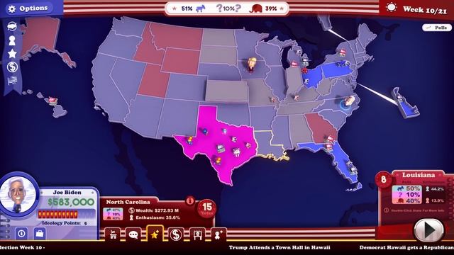The Road To The Whitehouse || Political Machine 2020 Lets Play смотреть онлайн