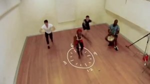 Урок танца. Африканский танец. Танцы на часах. Dance lesson. African Dance: Dancing on the Clock