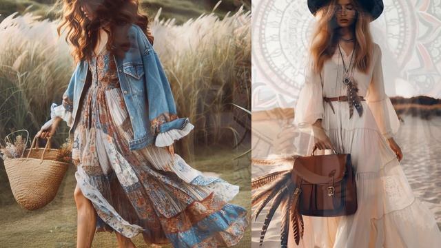 How to create an image in boho style. Женская мода в стиле бохо смотреть онлайн