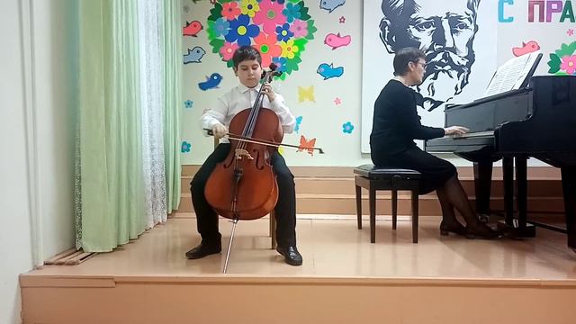 Карапетьянц Александр виолончель Ж. Ф. Рамо Гавот смотреть онлайн