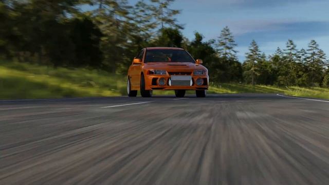 Lancer Evolution drifting Blender car animation смотреть онлайн