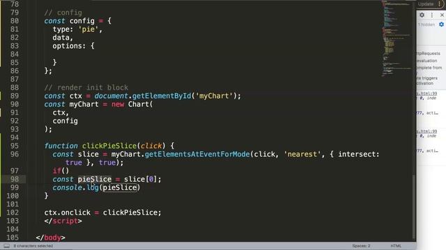 How to Use Onclick Event to Expand Pie Slices in Chart js [Advance] смотреть онлайн