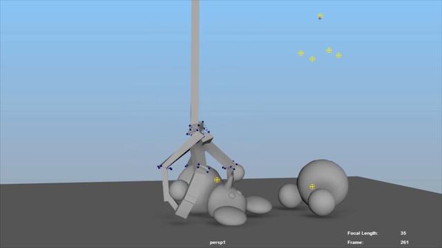 Crane Game Simulation in Maya смотреть онлайн