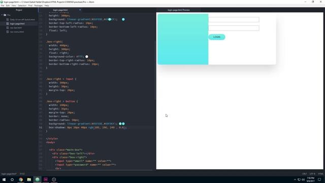 LOGIN UI DESIGN (HTML,CSS,BOOTSTRAP) смотреть онлайн