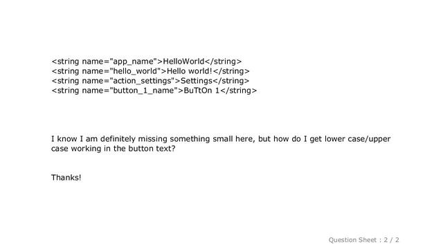 Android : Cannot lower case button text in android studio смотреть онлайн